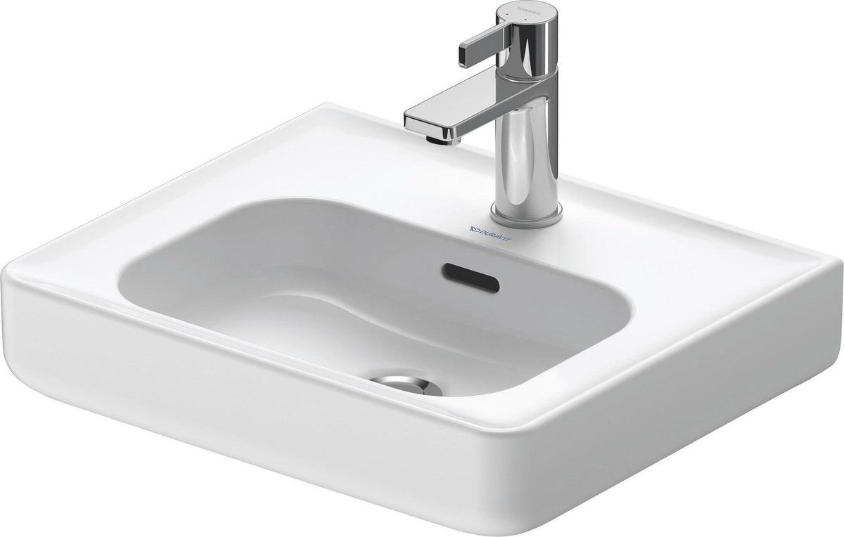 DURAVIT Handwaschbecken Soleil by Starck Weiß mit Überlauf und Hahnlochbank 450 mm
