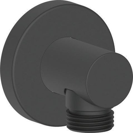 DURAVIT Wandanschlussbogen 55x80 mm Rund Gold Poliert mit Rosette – Brausen & Zubehör