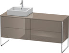 flannel grey hochglanz / Mitteldichte Faserplatte (MDF) / grau