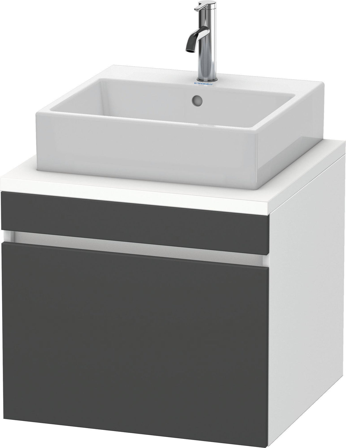 DURAVIT DuraStyle Konsolenunterschrank 600 mm betongrau matt – 1 Auszug, wandhängend