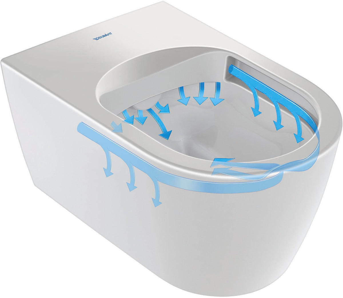 DURAVIT SensoWash Starck f Kompakt-Dusch-WC mit Sitzheizung, Warmluftfön und HygieneGlaze