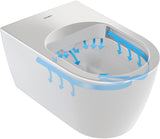 DURAVIT SensoWash Starck f Kompakt-Dusch-WC mit Sitzheizung, Warmluftfön und HygieneGlaze