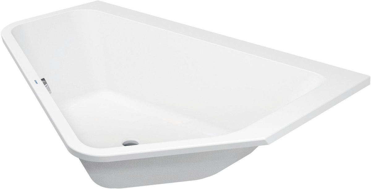 DURAVIT Paiova 5 Eckbadewanne 1770x1300 mm Einbau rechts, weiß, 2 Rückenschrägen, 205 l