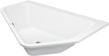 DURAVIT Paiova 5 Eckbadewanne 1770x1300 mm Einbau rechts, weiß, 2 Rückenschrägen, 205 l
