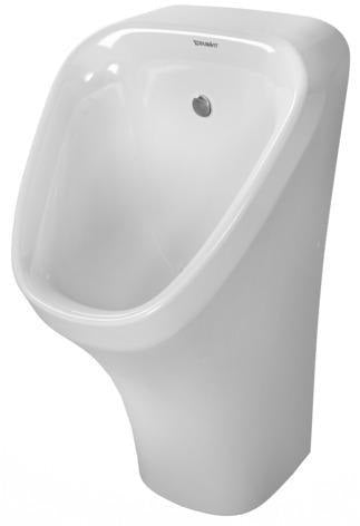 DURAVIT DuraStyle Urinal 300x340mm spülrandlos, Zulauf hinten, weiß