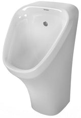 DURAVIT DuraStyle Urinal 300 x 340 mm, Zulauf hinten, spülrandlos, mit Fliege, weiß