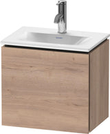 Duravit L-Cube Waschtischunterbau 440 mm, 1 Tür links, weiß matt – Wandhängend