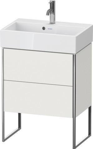 Duravit XSquare Waschtischunterbau 584x731x390mm mit Fußgestell und Höhenausgleich, s-matt ES Ahorn