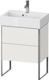 Duravit XSquare Waschtischunterbau 584x731x390mm mit Fußgestell und Höhenausgleich, s-matt ES Ahorn