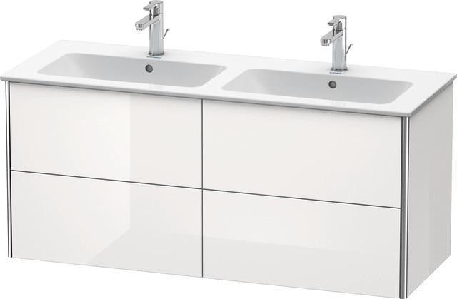 Duravit XSquare Waschtischunterbau 1280 mm, wandhängend, mit Schubkasten und Siphonausschnitt