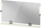 DURAVIT Sivida Spiegel 1250x650x36 mm mit LED, Dimmfunktion und Sensorschalter – Chrom/Weiß Matt