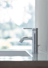 DURAVIT C.1 Einhebel-Waschtischmischer S mit Zugstange, Schwarz Matt