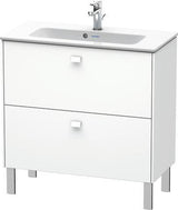 Duravit Waschtischunterbau Brioso Compact 683 mm betongrau matt mit 2 Auszügen