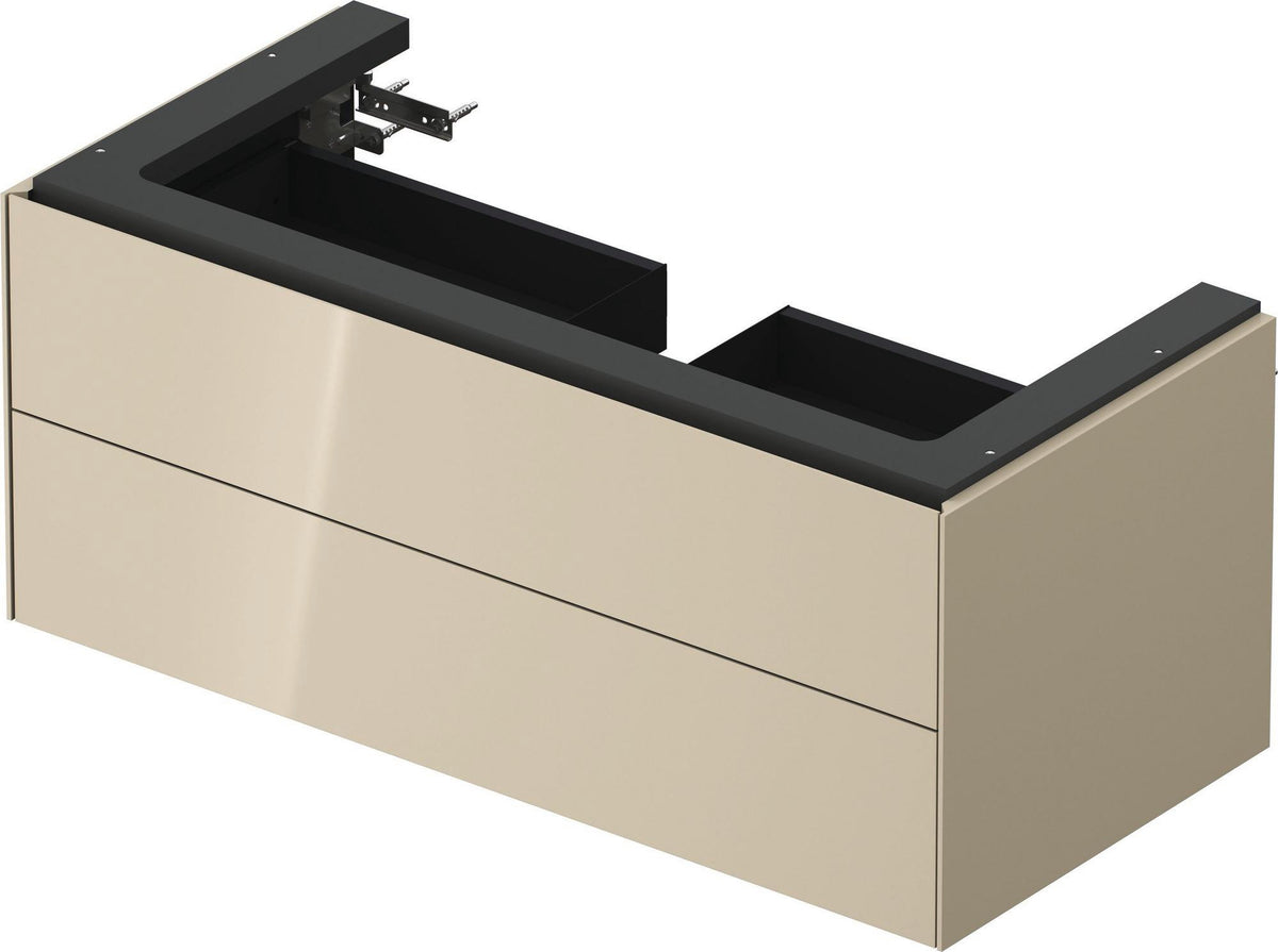 DURAVIT White Tulip Waschtischunterbau 984 mm, 2 Schubkästen, weiß seidenmatt