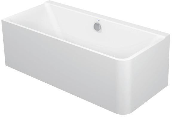 Duravit Badewanne P3 Comforts Ecke links 1800 x 800 mm mit 2 Rückenschrägen, weiß