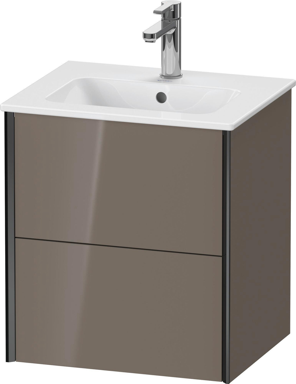 DURAVIT XViu Waschtischunterbau wandhängend 510 mm mit 2 Schubkästen und Tip-on Technik