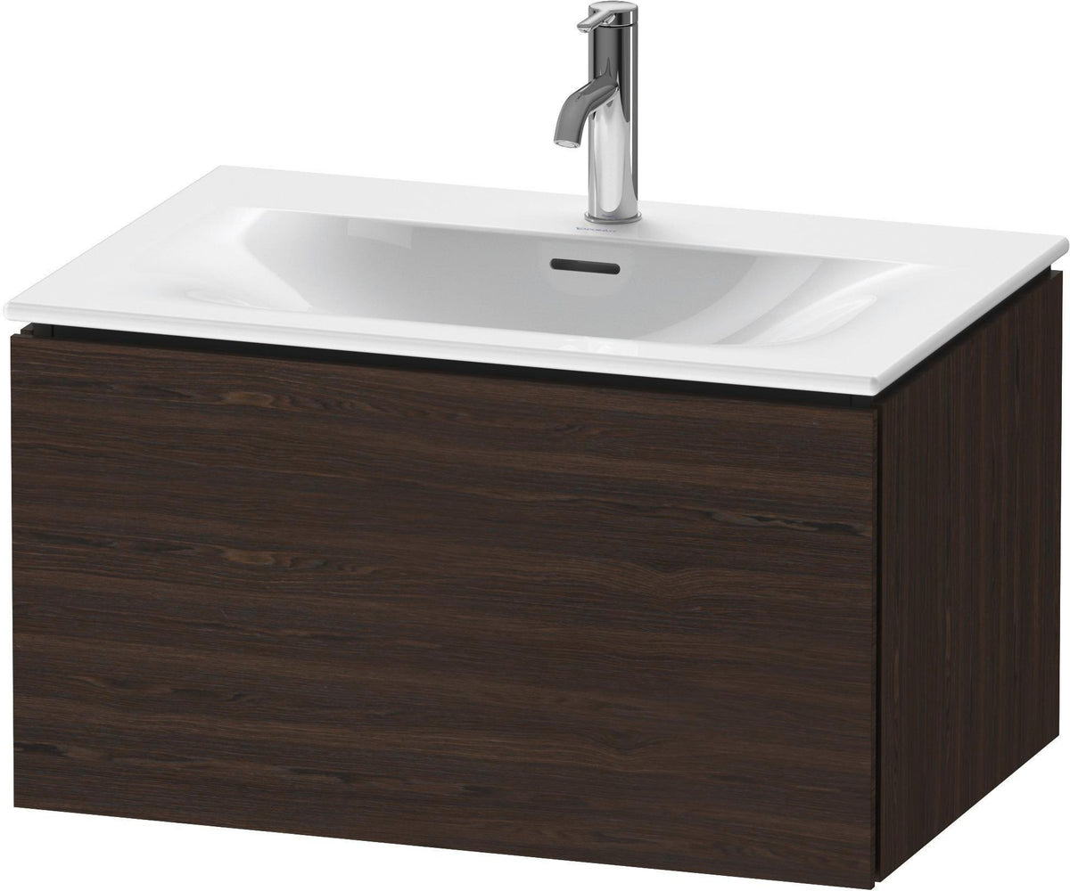 Duravit L-Cube Waschtischunterbau wandhängend 720 mm weiß matt mit 1 Auszug und Tip-On-Technik