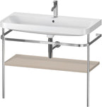 keine Angabe / taupe seidenmatt / mit 1 Hahnloch