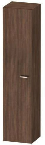 DURAVIT XBase Hochschrank 400x358x1760mm, 1 Tür, Anschlag L/R, Nussbaum Dunkel
