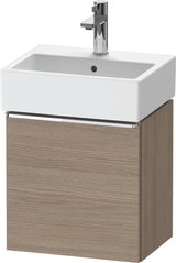DURAVIT D-Neo Waschtischunterbau 434 mm Eiche Terra Matt, 1 Tür links, wandhängend