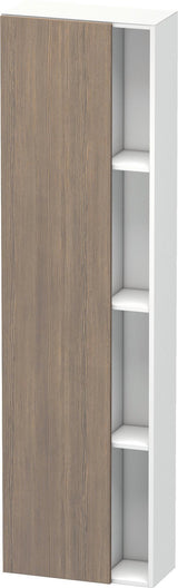 DURAVIT DuraStyle Hochschrank 240x500x1800 mm, 1 Tür, Anschlag links, Eiche Terra/Weiß Matt