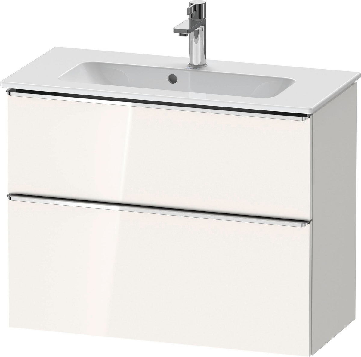 DURAVIT D-Neo Waschtischunterbau 810 mm Eiche Schwarz Bronze, wandhängend, 1 Auszug