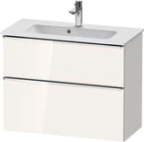 DURAVIT D-Neo Waschtischunterbau 810 mm Eiche Schwarz Bronze, wandhängend, 1 Auszug