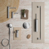 DURAVIT Starck T Handtuchhalter, Chrom, 610 mm – Wandmontage, verdeckte Befestigung