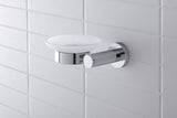 Duravit D-Code Seifenschale Pos Rechts Chrom – 120 x 137 x 53 mm, Eckmontage