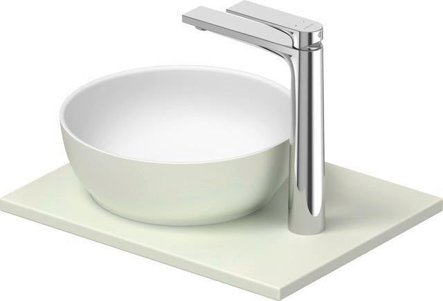 DURAVIT Sivida Aufsatzbecken Set 410x330 mm mit Konsole, weiß, medizinische Ausführung