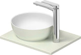 DURAVIT Sivida Aufsatzbecken Set 410x330 mm mit Konsole, weiß, medizinische Ausführung