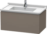 DURAVIT L-Cube Waschtischunterbau wandhängend 820 mm taupe matt 1 Auszug Tip-On