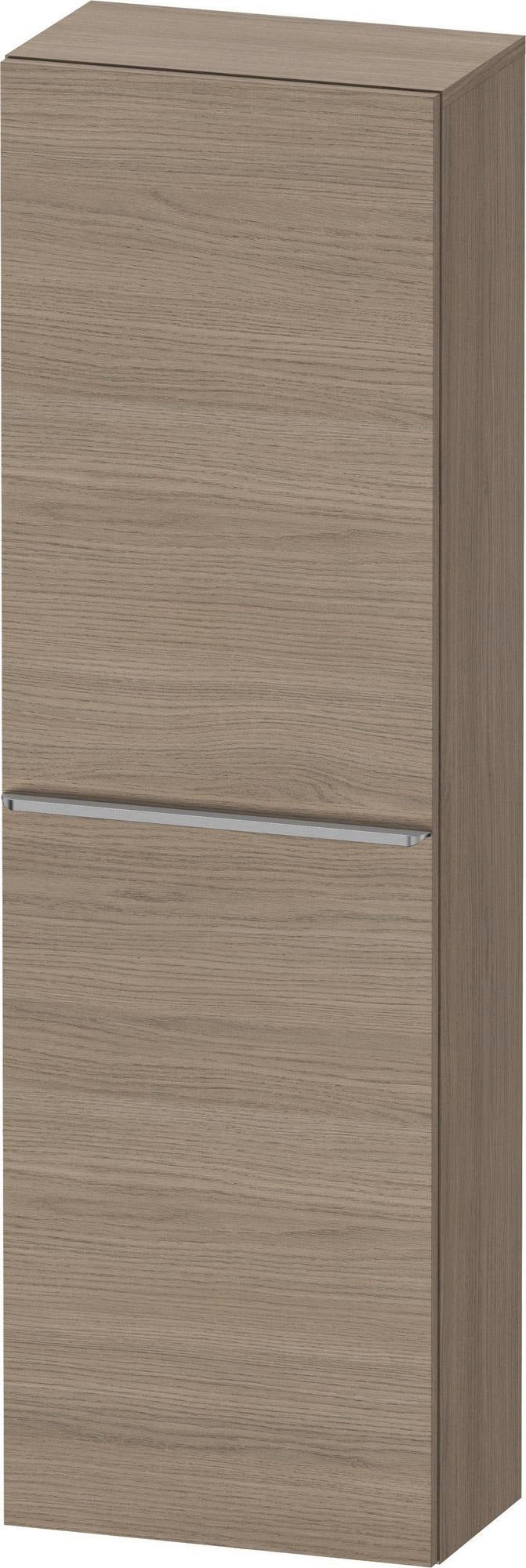 DURAVIT D-Neo Halbhochschrank 400 mm Eiche Terra matt, 1 Tür rechts, Soft-Close