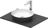 DURAVIT Sivida Waschtischset 680x500mm mit Konsole – Weiß, Aufsatzbecken, medizinische Ausführung