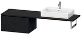 Duravit L-Cube Unterschrank 720 mm taupe supermatt mit Auszug und Dämpfung