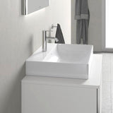 DURAVIT XSquare Waschtischunterbau 800 mm wandhängend Weiß Matt mit 2 Schubkästen