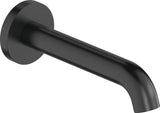 DURAVIT C.1 Wanneneinlauf 205 mm rund, Schwarz Matt, Wandmontage, mit Strahlregler