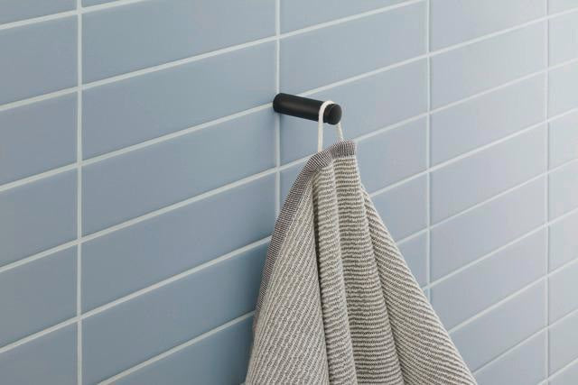 DURAVIT D-Code Handtuchhaken Chrom – Einfachhaken aus Messing für Wandmontage