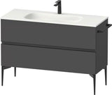DURAVIT Sivida Waschtischunterbau 1210 mm Eiche mit 2 Schubkästen und Soft-Close