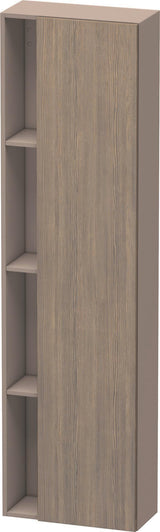 DURAVIT DuraStyle Hochschrank 240x500x1800 mm, 1 Tür, Anschlag links, Eiche Terra/Weiß Matt
