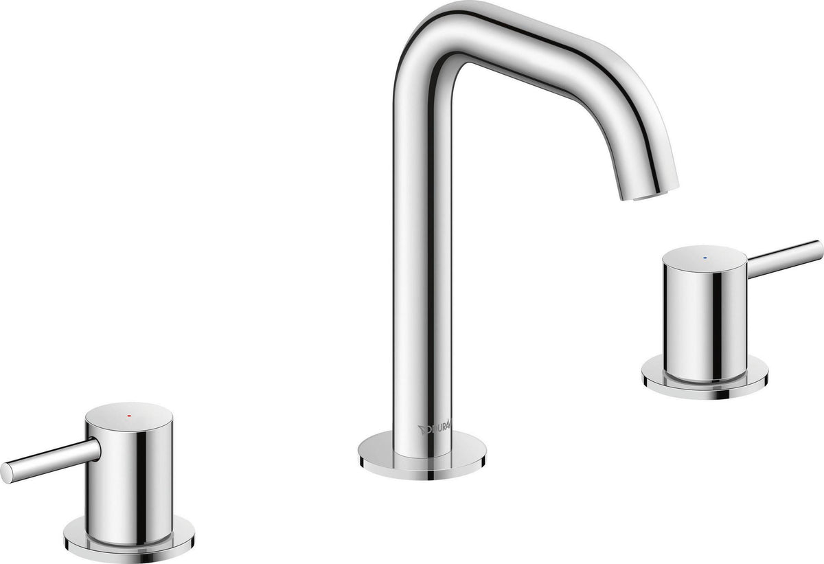DURAVIT Circle 3-Loch Waschtischarmatur Keramikmischsystem Chrom Hochglanz