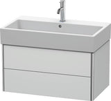 Duravit XSquare Waschtischunterbau 784 mm, wandhängend, 2 Schubkästen, s-matt, für Vero Air