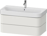 Duravit Waschtischunterbau Happy D.2 Plus 975 mm taupe supermatt mit Tip-On-Technik