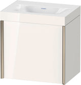 DURAVIT XViu c-bonded Waschtischunterbauset 460x450x330mm champagner matt/weiß matt