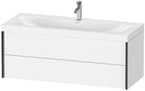 Duravit Möbelwaschtischset XViu 1200x480mm mit Unterbau, 2 Schubkästen, Ahorn mitte