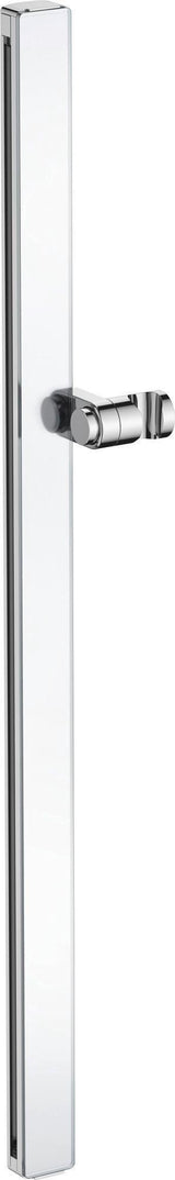 Duravit Brausestange 810 mm Chrom Weiß Hochglanz – Höhenverstellbar mit verdeckter Befestigung