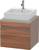 DURAVIT DuraStyle Konsolenunterschrank 600 mm betongrau matt – 1 Auszug, wandhängend