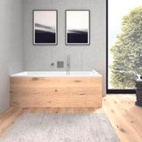 DURAVIT C.1 Wanneneinlauf eckig 205mm Schwarz Matt – Wandmontage mit Strahlregler
