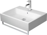 Duravit Waschtisch Vero Air 600 mm mit Überlauf und Hahnlochbank, weiß