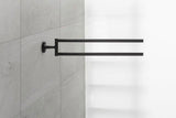 DURAVIT Starck T Handtuchhalter, 2-armig, schwenkbar, Chrom, 50x46,5x80 mm